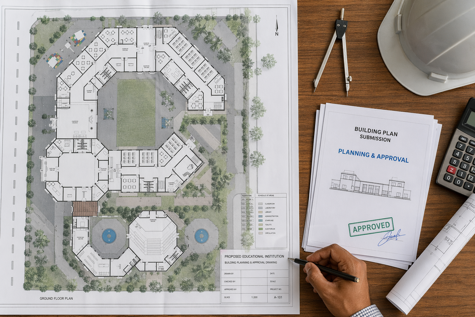 Planning approval cover